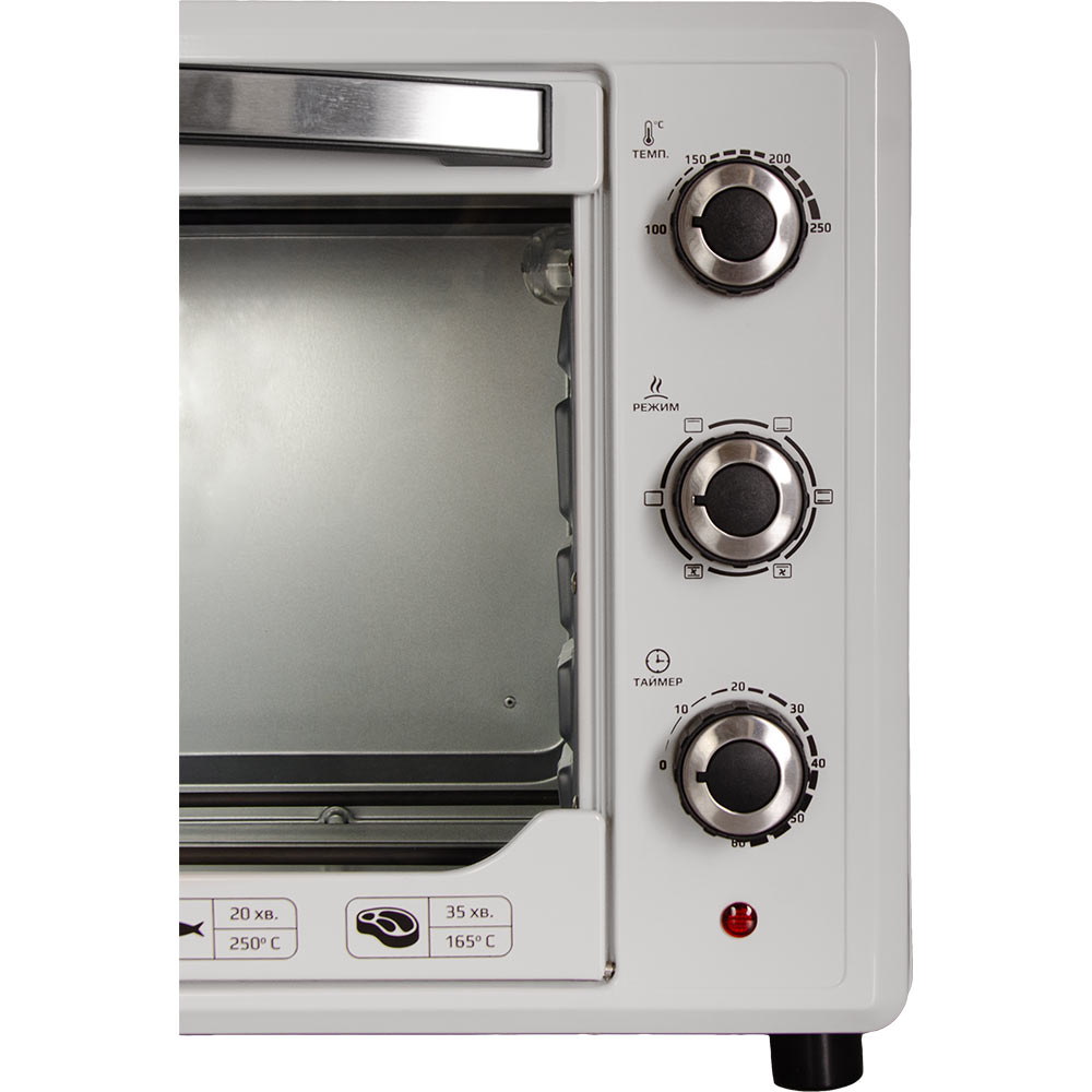 Зовнішній вигляд Електропіч LIBERTON LEO-480 White