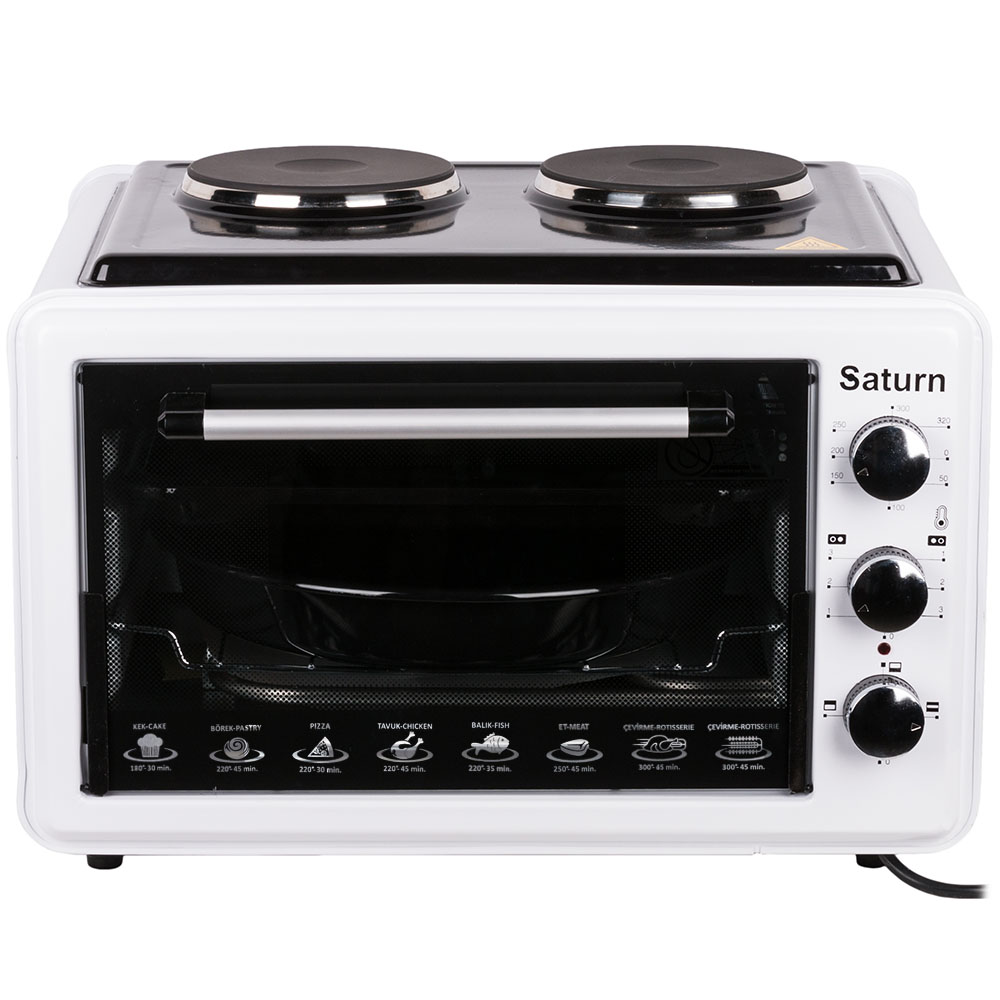 Электропечь SATURN ST-EC1072 White