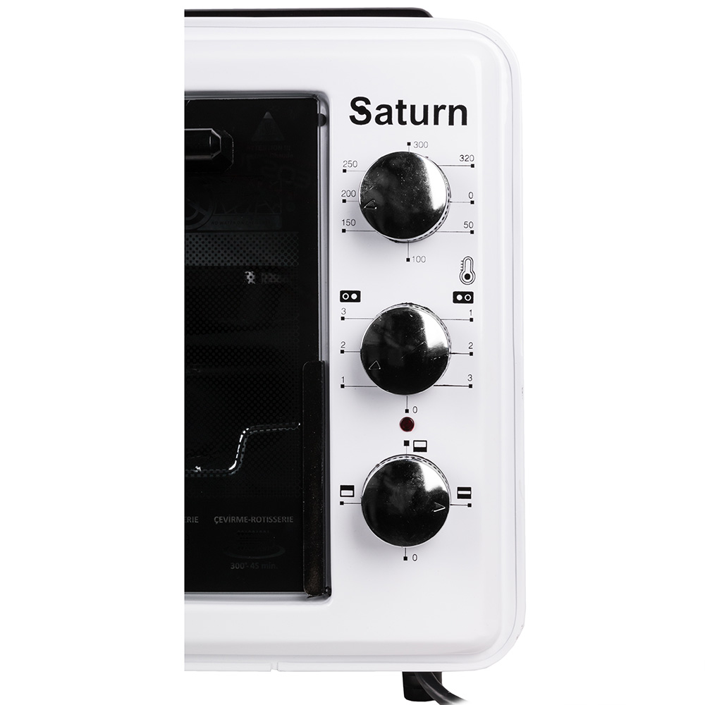 Электропечь SATURN ST-EC1072 White Мощность 1500