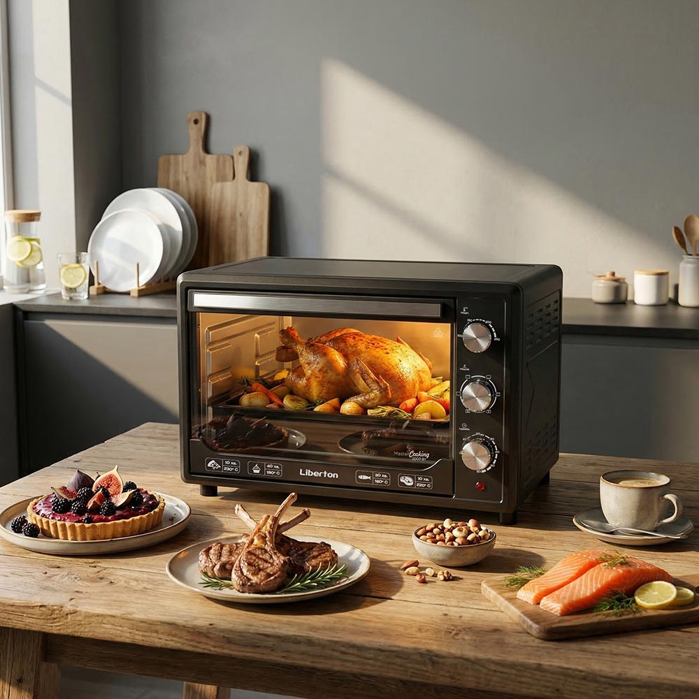 Электропечь LIBERTON LEO-481 Graphite Мощность 2000