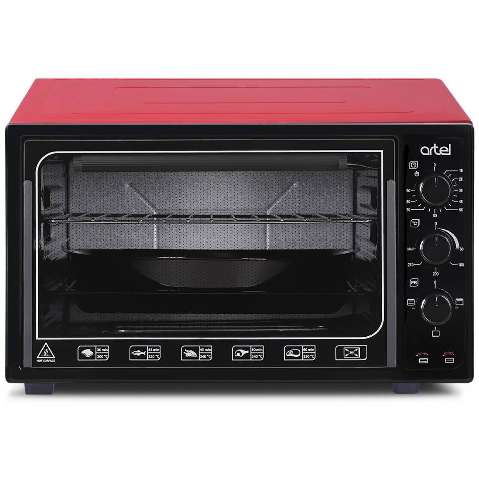 

Электропечь ARTEL MD 3618 E Red-Black, MD 3618 E Red-Black