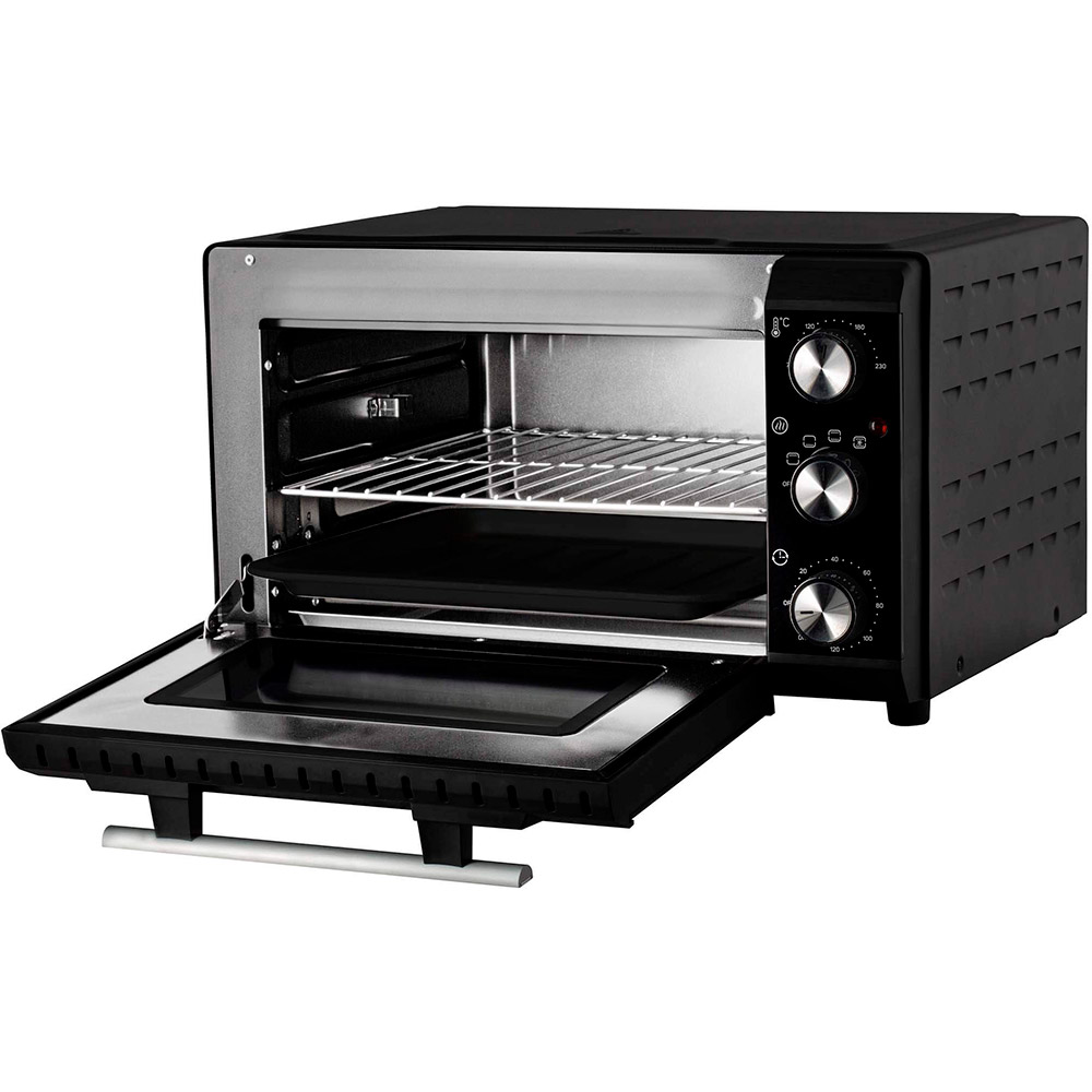 Електропіч SENCOR SEO 2000BK 1650 Вт 20 л Електропіч SENCOR SEO 2000BK 1650 Вт 20 л Додатково нагрівання зверху, нагрівання знизу, верхнє + нижнє нагрівання, верхнє + нижнє нагрівання + циркуляція повітря