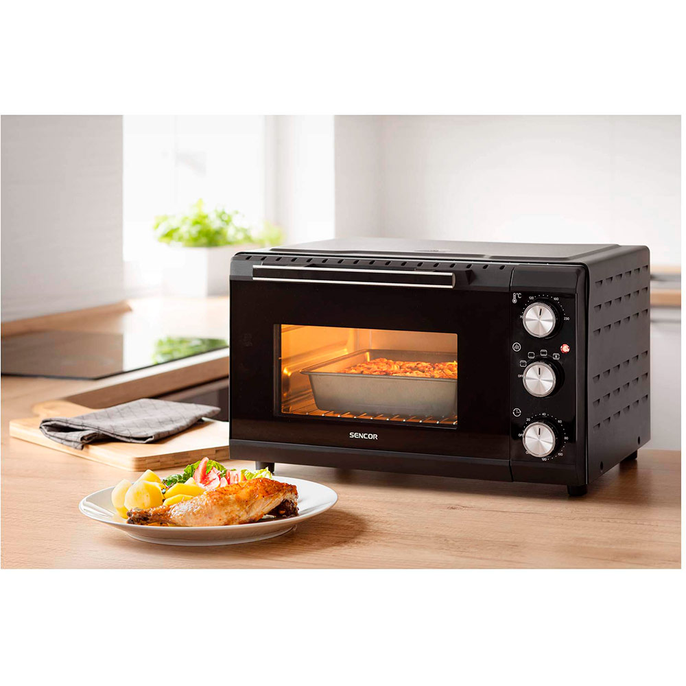 Електропіч SENCOR SEO 2000BK 1650 Вт 20 л У Фокстрот Електропіч SENCOR SEO 2000BK 1650 Вт 20 л