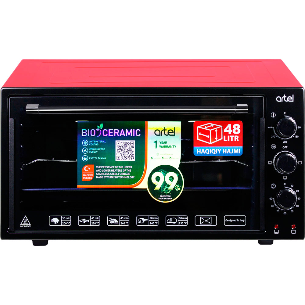 Электропечь ARTEL MD 4816 Е Black-Red