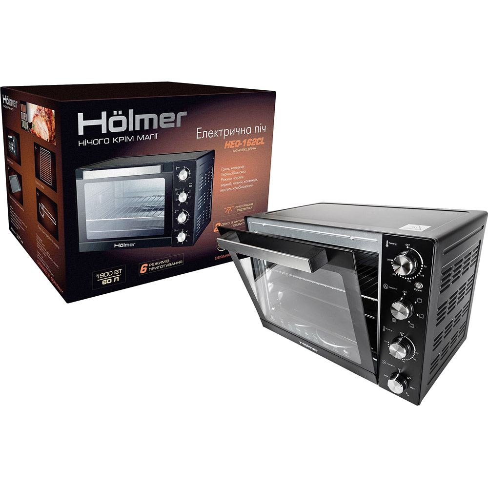 Замовити Електропіч HOLMER HEO-162CL (6955897430314)