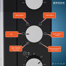 Электропечь BROCK TO 3001 BK Black (TO3001BK)