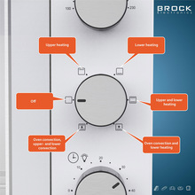 Электропечь BROCK TO 3001 WH White (TO3001WH)