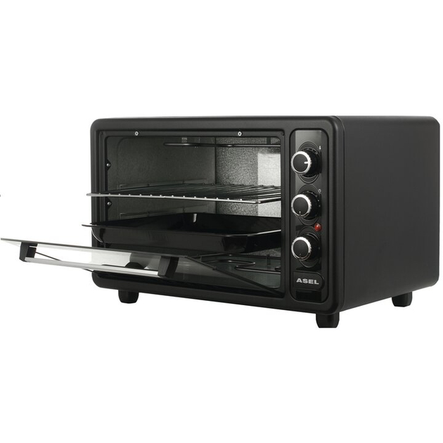 Электропечь ASEL AF40-24 BLACK Мощность 1300