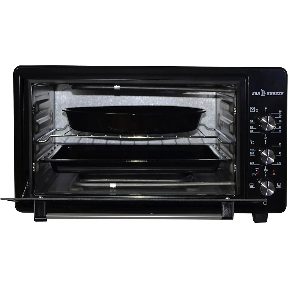 Електропіч SEA BREEZE SB-0701 Black (8690720247018) Об'єм 38