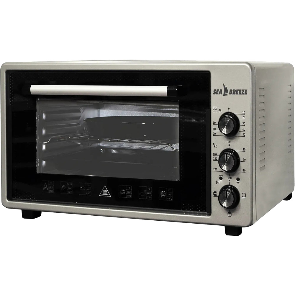 Електропіч SEA BREEZE SB-0702 Grey (8690720247025) Потужність 1420