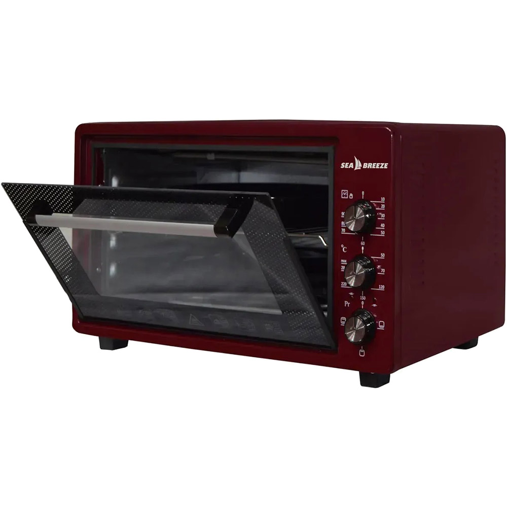 Электропечь SEA BREEZE SB-0703 Red (8690720247032) Мощность 1420