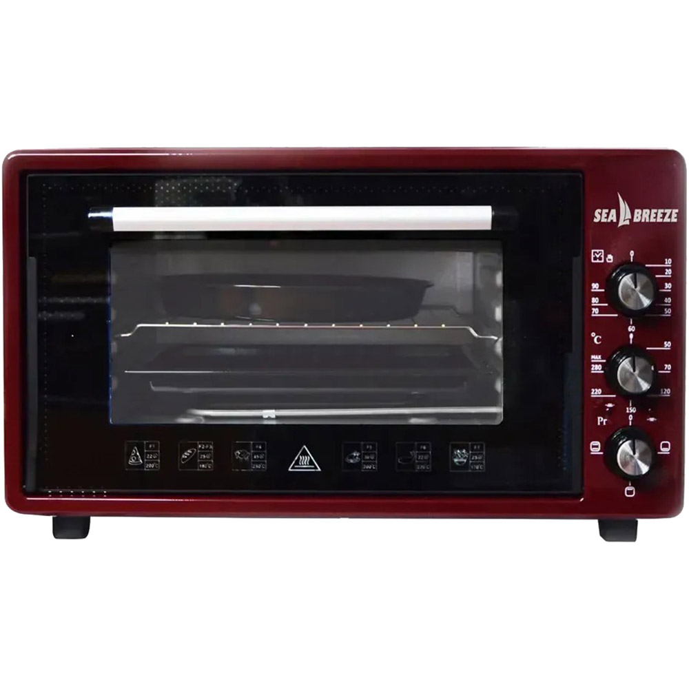 Электропечь SEA BREEZE SB-0703 Red (8690720247032)
