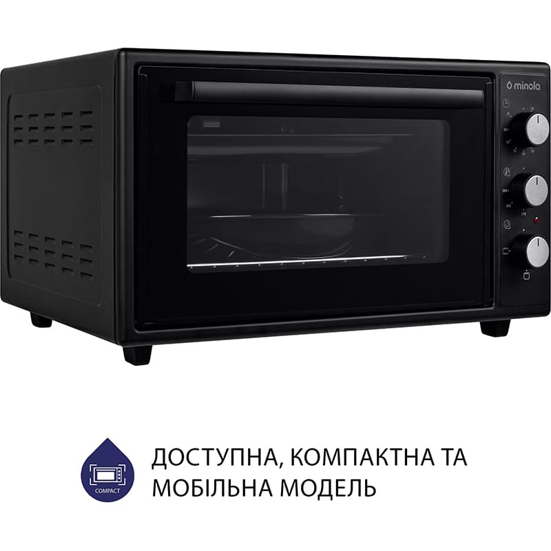 Електропіч MINOLA FOE 4815 BL Об'єм 48
