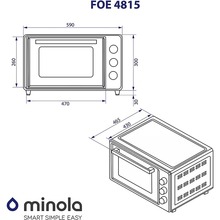 Електропіч MINOLA FOE 4815 WH