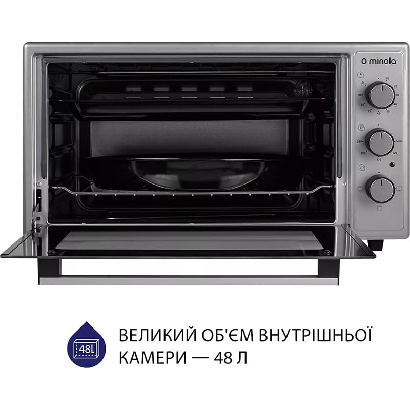 Електропіч MINOLA FOE 4815 GR Потужність 1500