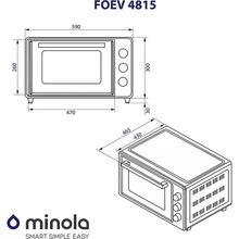 Електропіч MINOLA FOEV 4815 BL