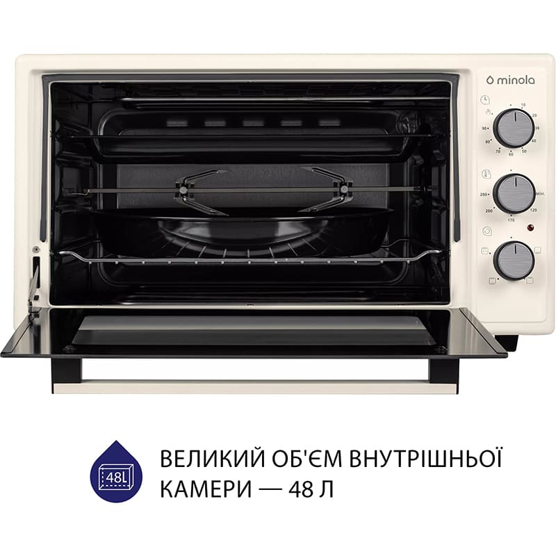 Електропіч MINOLA FOEV 4815 IV Потужність 1500