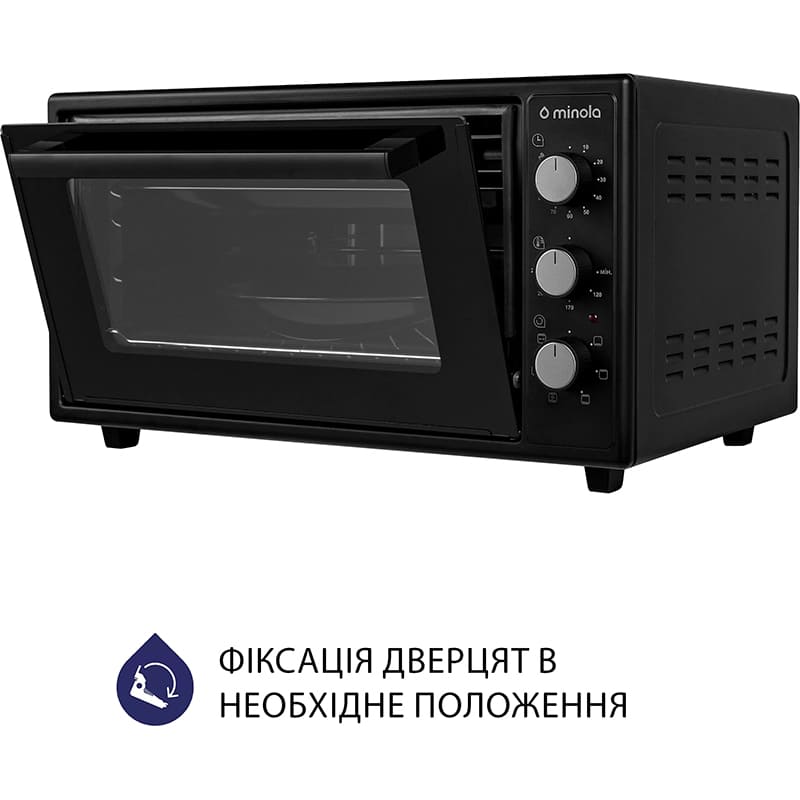 Зовнішній вигляд Електропіч MINOLA FOET 4815 BL