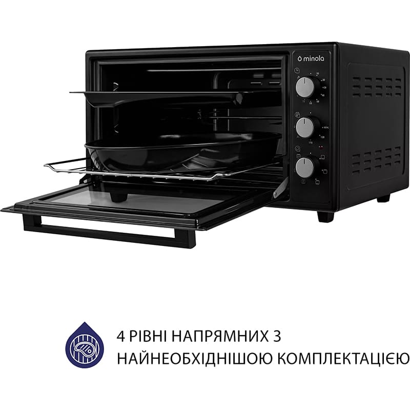 Зображення Електропіч MINOLA FOET 4815 BL