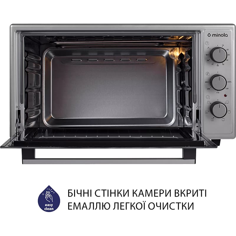 Огляд Електропіч MINOLA FOET 4815 GR