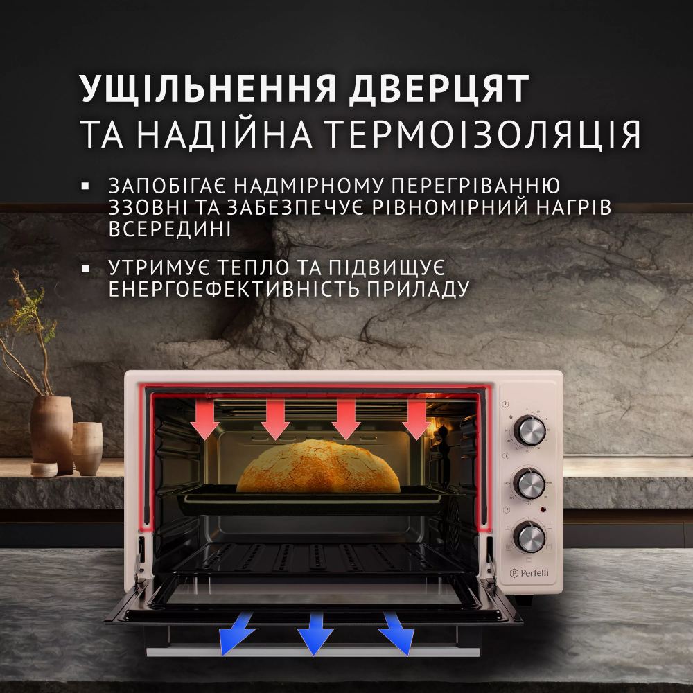 В Фокстрот Электропечь PERFELLI TRIMO 48 IVORY
