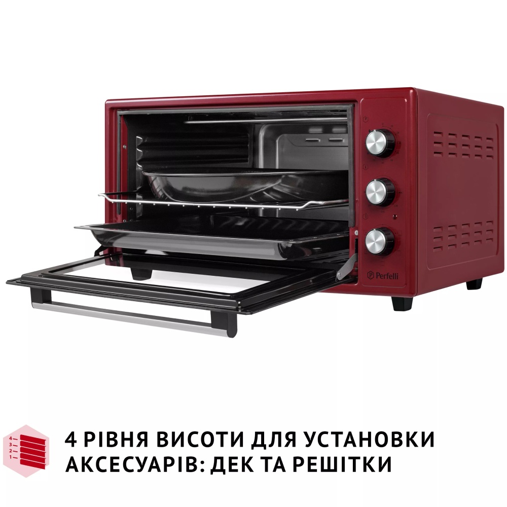 Фото Электропечь PERFELLI TRIMO 48 RED