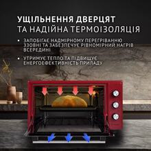 Электропечь PERFELLI TRIMO 48 RED