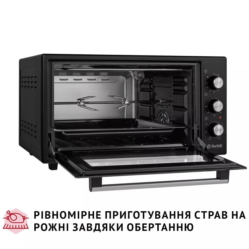 Внешний вид Электропечь PERFELLI SIERRA 48 BLACK