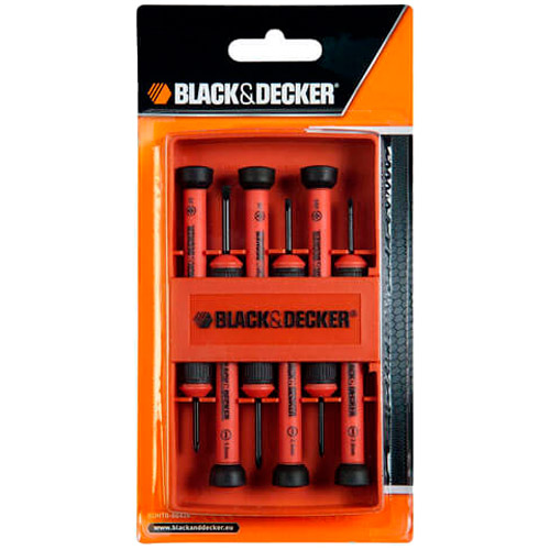 Набор отверток BLACK+DECKER 6пр (BDHT0-66428) Инструменты в наборе отвертки