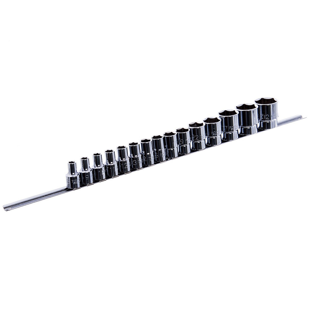 

Набор торцевых головок TOPTUL 1/2" 15ед (GAAQ1603U-12), Набор головок 12-гр. 1/2" 15ед