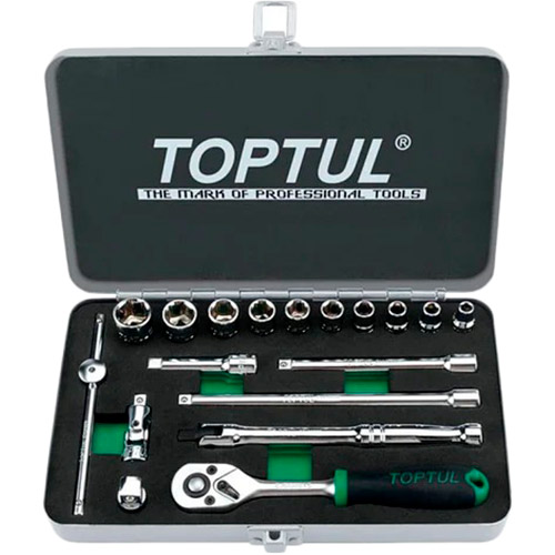 

Набор инструментов TOPTUL 1/4" 18 пр (GCAD1811), Набор инструмента 1/4" 18ед. GCAD1811