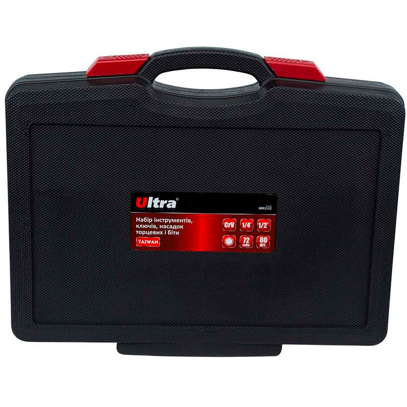 Изображение Набор инструментов ULTRA 80шт CrV (6001112)