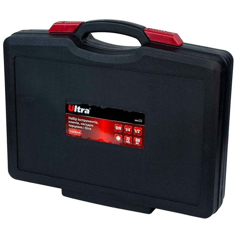 В Украине Набор инструментов ULTRA 80шт CrV (6001112)