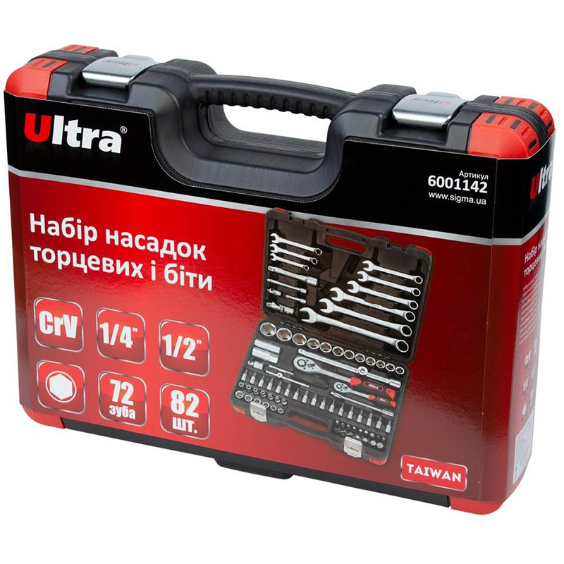Заказать Набор инструментов ULTRA 82шт CrV (6001142)