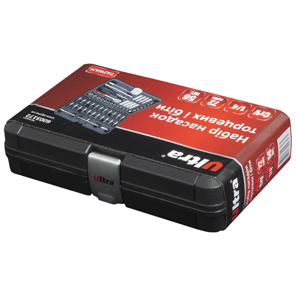 Заказать Набор инструментов ULTRA 1/4" 56шт CrV (6003172)