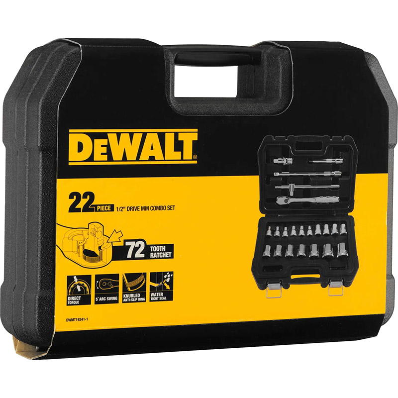 Набір торцевих головок DEWALT DWMT19241-1 1/2" 22 ін. Інструменти в наборі торцеві голівки