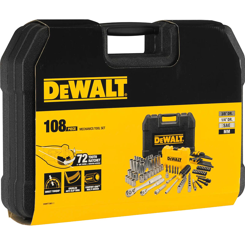 Набір інструментів DEWALT DWMT73801-1 108 ін. Інструменти в наборі біти