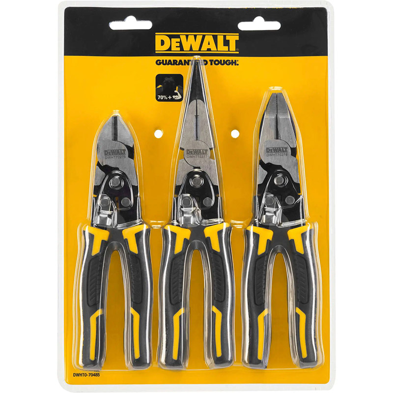 Набор инструментов DEWALT DWHT0-70485 Compound Action 3 пр Материал инструментов сталь