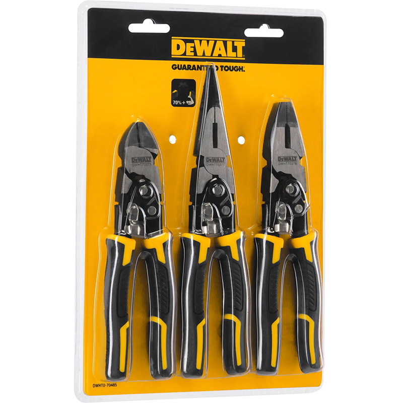 Набор инструментов DEWALT DWHT0-70485 Compound Action 3 пр Инструменты в наборе кусачки