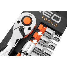 Набор торцевых головок Neo Tools 12шт, 1/2", трещотка 90 зубцов (10-030N)