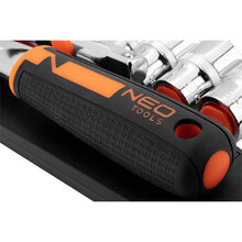 Набор торцевых головок Neo Tools 12шт, 1/2", трещотка 90 зубцов (10-030N)