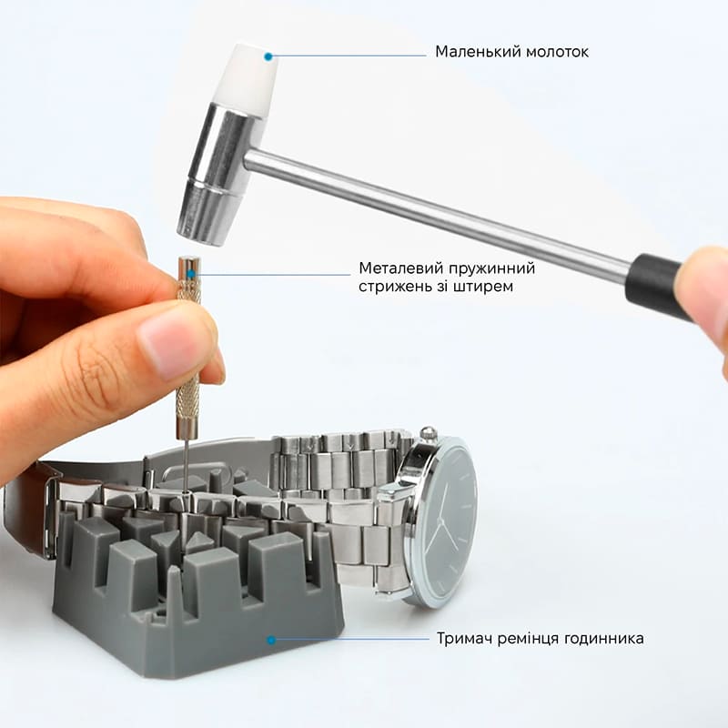 Зовнішній вигляд Набір для ремонту годинників KINGSDUN 147 пр. (KS-1014073)