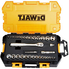 Набор торцевых головок DEWALT 1/4" и 3/8" 34 пр (DWMT45034-0)