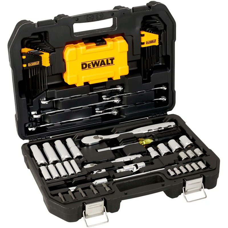 Набір торцевих головок та біт DEWALT 1/4" та 3/8" 89 пр (DWMT73800-1)