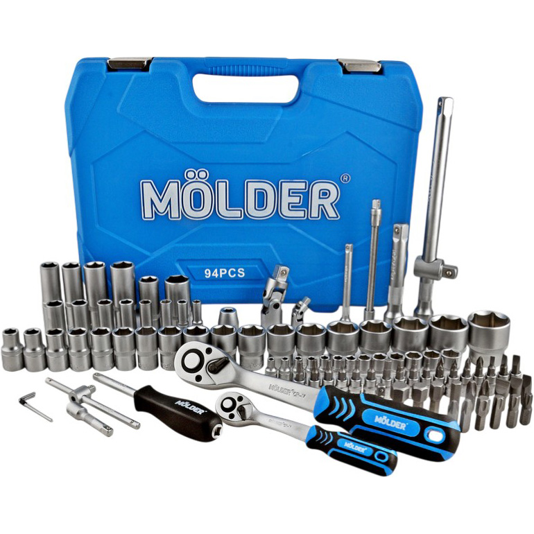 Набор инструментов MOLDER MT60094 Инструменты в наборе инструменты для работы с торцевыми головками