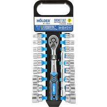 Набор инструментов MOLDER 3/8" 72T CR-V 6-24 мм 20 шт (MT68820)