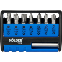 Набор бит MOLDER 25 мм 15 шт (MT70015)