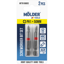 Набор бит MOLDER PH1х50мм 2 шт (MT7015002C)