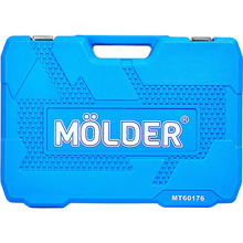Набор инструментов Molder 1/2", 1/4", 3/8" 72Т, CR-V 176 единиц (MT60176)