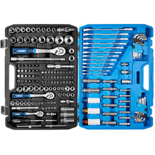 Набор инструментов Molder 1/2", 1/4", 3/8" 72Т, CR-V 176 единиц (MT60176)